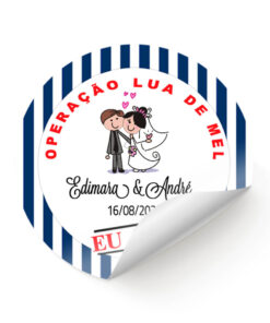 Adesivo Operação Lua de Mel (Casamento)
