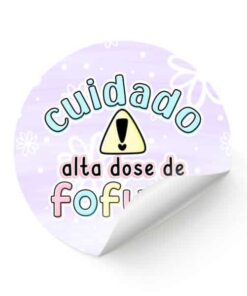 Adesivo Cuidado alta dose de fofura