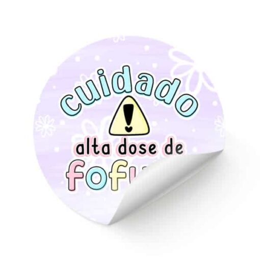 Adesivo Cuidado alta dose de fofura