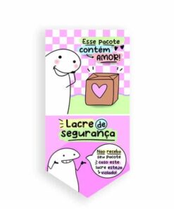 Adesivo lacre para embalagem Flork 8x4 - 255 unidades - M2