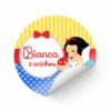 Adesivo personalizado branca de neve