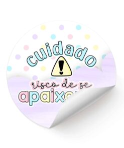 Adesivo cuidado risco de se apaixonar