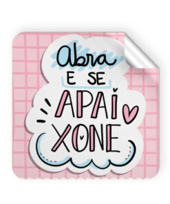 Etiqueta Abra e se apaixone